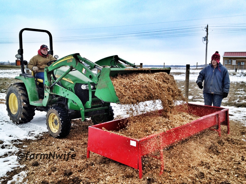 small silage feeder